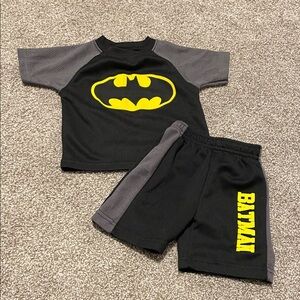 Batman 12 Months Athletic Set - Black & Yellow